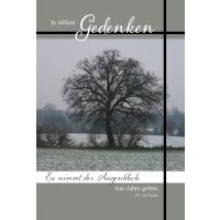 Trauer Beileid Kondolenzkarte mit Briefumschlag In...