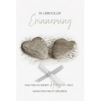Trauer Beileid Kondolenzkarte mit Briefumschlag In...