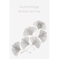 Trauer Beileid Kondolenzkarte mit Briefumschlag...