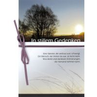Trauer Beileid Kondolenzkarte mit Briefumschlag In...