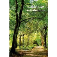 Trauer Beileid Kondolenzkarte mit Briefumschlag...