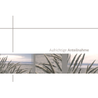 Trauer Beileid Kondolenzkarte mit Briefumschlag...