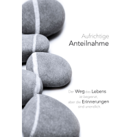 Trauer Beileid Kondolenzkarte mit Briefumschlag...