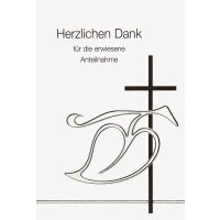 Trauer Beileid Danksagung 5 Karten 5 Umschläge im...