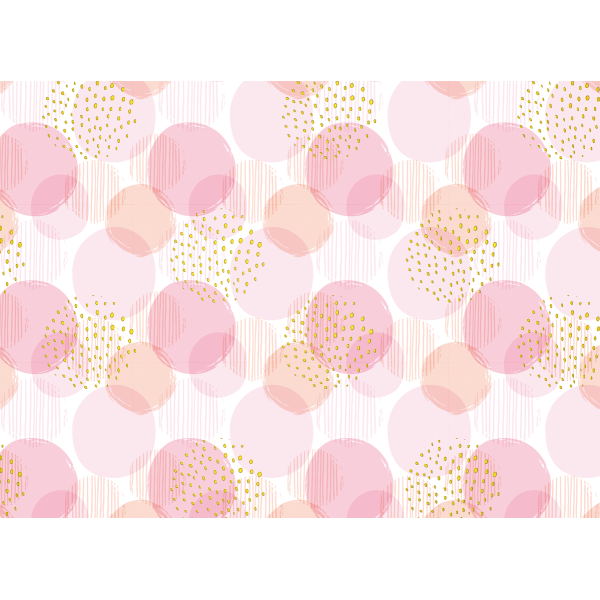 Geschenkpapierrolle 70x150cm - Pink Style - Punkte Rosa