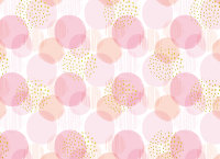 Geschenkpapierrolle 70x150cm - Pink Style - Punkte Rosa