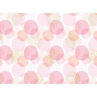 Geschenkpapierrolle 70x150cm - Pink Style - Punkte Rosa