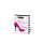 Tasche medium - Buch Format - 23x19x9 cm - BSB - Queen of the day - pinke High Heels