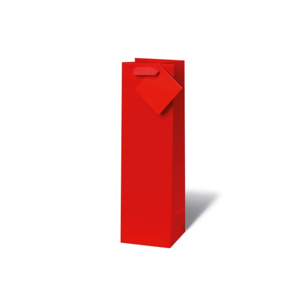 Tasche Unicolor rot Flasche - neue Nummer 697-048