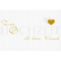 Hochzeit Glückwunschkarte mit Briefumschlag Herz...