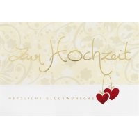 Hochzeit Vermählung  Glückwunschkarte mit...