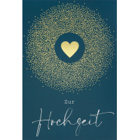 Hochzeit - Glückwunschkarte im Format 11,5 x 17 cm...