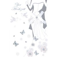 Hochzeit - Collage - Glückwunschkarte im Format 11,5...