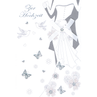 Hochzeit - Collage - Glückwunschkarte im Format 11,5...
