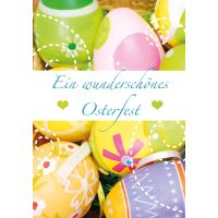 Ostern - Glückwunschkarte im Format 11,5 x 17cm mit...