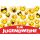 Jugendweihe Glückwunschkarte mit Umschlag Smileys zur Jugendweihe Querformat