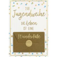 Jugendweihe - Geldkarte - Glückwunschkarte im Format...