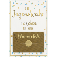 Jugendweihe - Geldkarte - Glückwunschkarte im Format...
