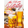 Vatertag  Genieße das Leben Biergläser Grußkarte mit Umschlag