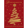 Weihnachten Glückwunschkarte mit Umschlag rot graphisch