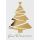Weihnachten Glückwunschkarte mit Umschlag Weihnachtsbaum Gold