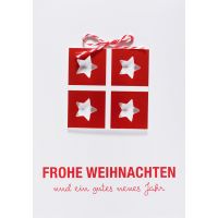 Weihnachten Glückwunschkarte mit Umschlag rot...
