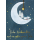 Weihnachten Glückwunschkarte mit Umschlag Mond Frohe Weihnachten