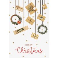 Weihnachten Glückwunschkarte mit Umschlag Geschenke...