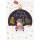 Weihnachten Glückwunschkarte mit Umschlag Merry Christmas Weihnachtskugel Auto