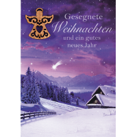 A Weihnachten Glückwunschkarte mit Umschlag...