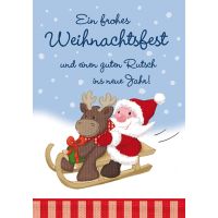 Weihnachten Glückwunschkarte mit Umschlag...