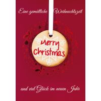 Weihnachten Glückwunschkarte mit Umschlag Merry...