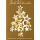 Weihnachten Glückwunschkarte mit Umschlag weiße goldene Sterne