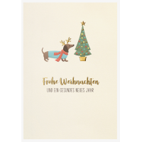 Weihnachten Unverpackt Glückwunschkarte 11,6 x 16,6...