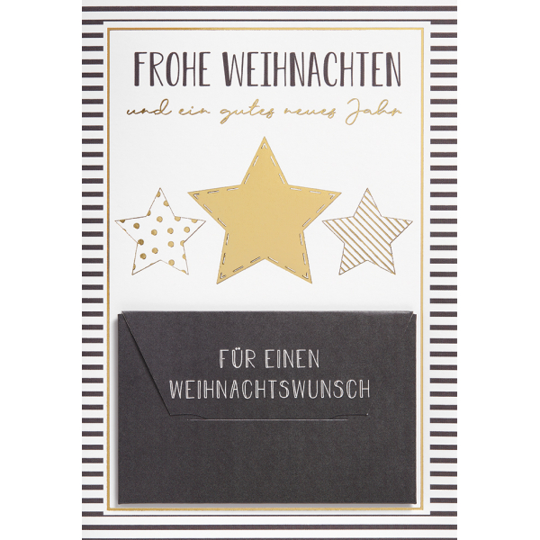 UK Greetings Hochzeits-Jahrestagskarte Für Die Ehefrau Mit Umschlag - Goldgeprägtes Sternen-Design, 159x184 Mm