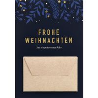 Weihnachten Geldkarte Glückwunschkarte mit Umschlag...