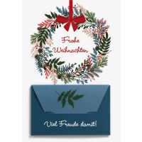 Weihnachten Geldkarte Glückwunschkarte mit Umschlag...