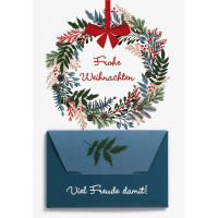 Weihnachten Geldkarte Glückwunschkarte mit Umschlag...