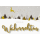 A Weihnachten Lettering Glückwunschkarte mit Applikation mit Umschlag Wald Hirsch