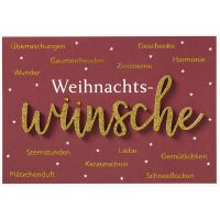 Weihnachten Lettering Glückwunschkarte mit...