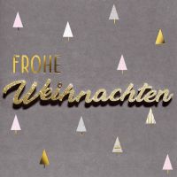 Weihnachten Lettering Quadratische Glückwunschkarte...