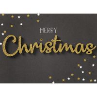 Weihnachten Lettering Glückwunschkarte mit...