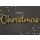 Weihnachten Lettering Glückwunschkarte mit Applikation 10,5x14,5cm mit Umschlag Querformat Merry Christmas
