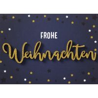 Weihnachten Lettering Glückwunschkarte mit...