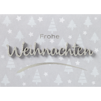 Weihnachten Lettering Glückwunschkarte mit...