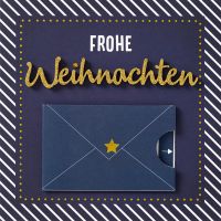 Weihnachten Lettering Geldkarte Gutschein Quadratische...