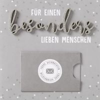 Weihnachten Lettering Geldkarte Gutschein Quadratische...