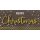 Weihnachten Lettering Geldkarte Gutscheinkarte Glückwunschkarte mit Applikation 22x11cm mit Umschlag Merry Christmas Sterne