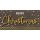 Weihnachten Lettering Geldkarte Gutscheinkarte Glückwunschkarte mit Applikation 22x11cm mit Umschlag Merry Christmas Sterne