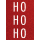 Weihnachten Bling Bling Glückwunschkartemit Umschlag Ho Ho Ho rote Metallicfolie